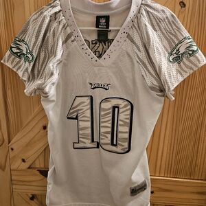 Women's Reebok Field Flirt Philadelphia Eagles DeSean Jackson #10 Jersey Size L